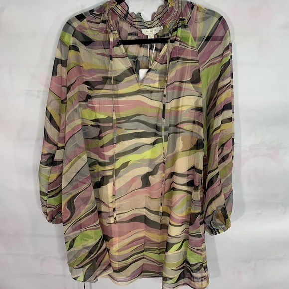 Ted‎ Baker Zeenaa Blouson Sleeve Mini Dress - Picture 3 of 9